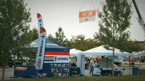 American Cancer Society Branded Outdoor Event Set Up Big Dig