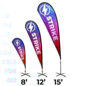 Strike Teardrop Flags