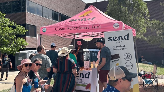 Send Bars Event Marketing Tent