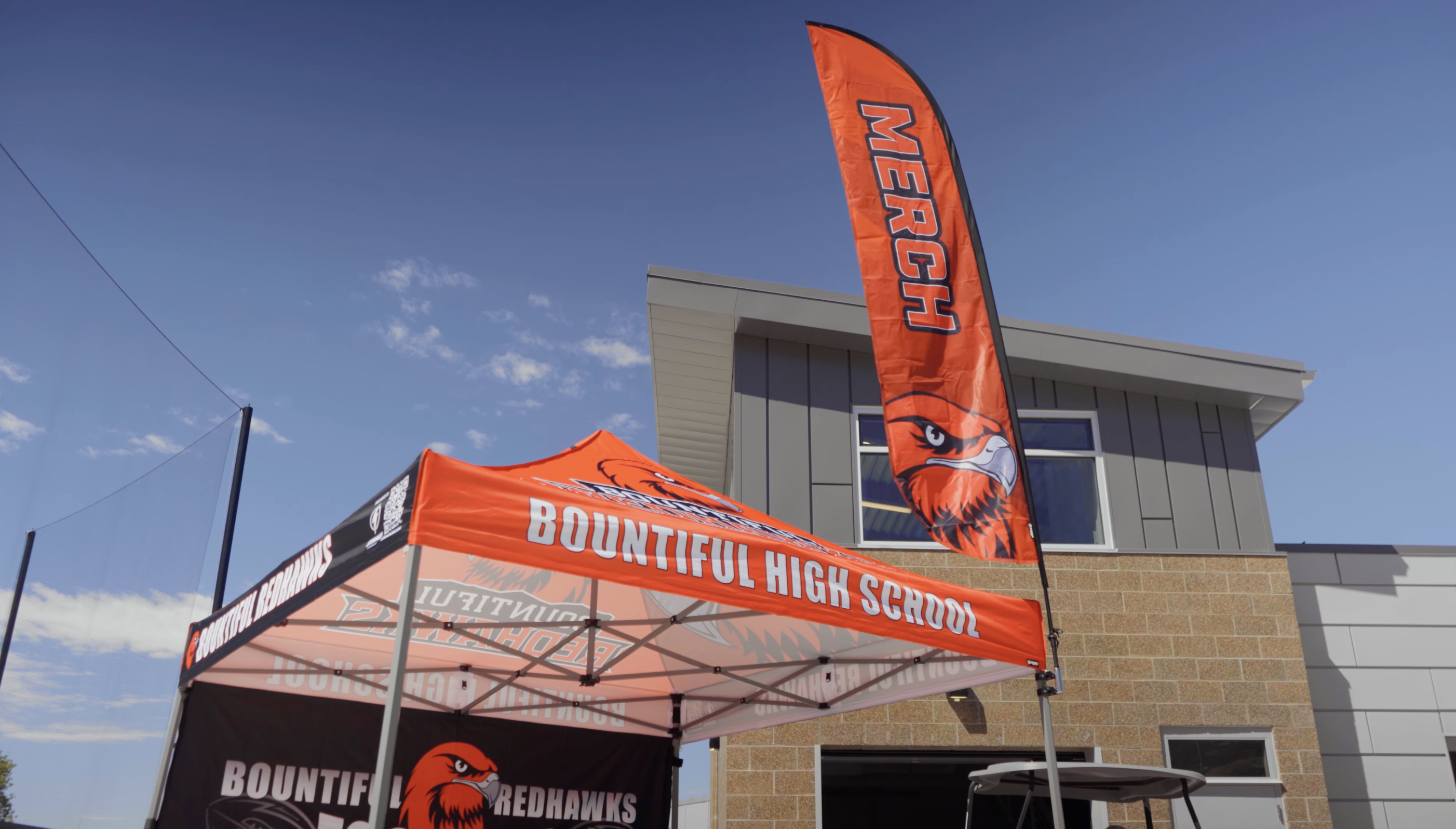 Bountiful High School Branded Displays