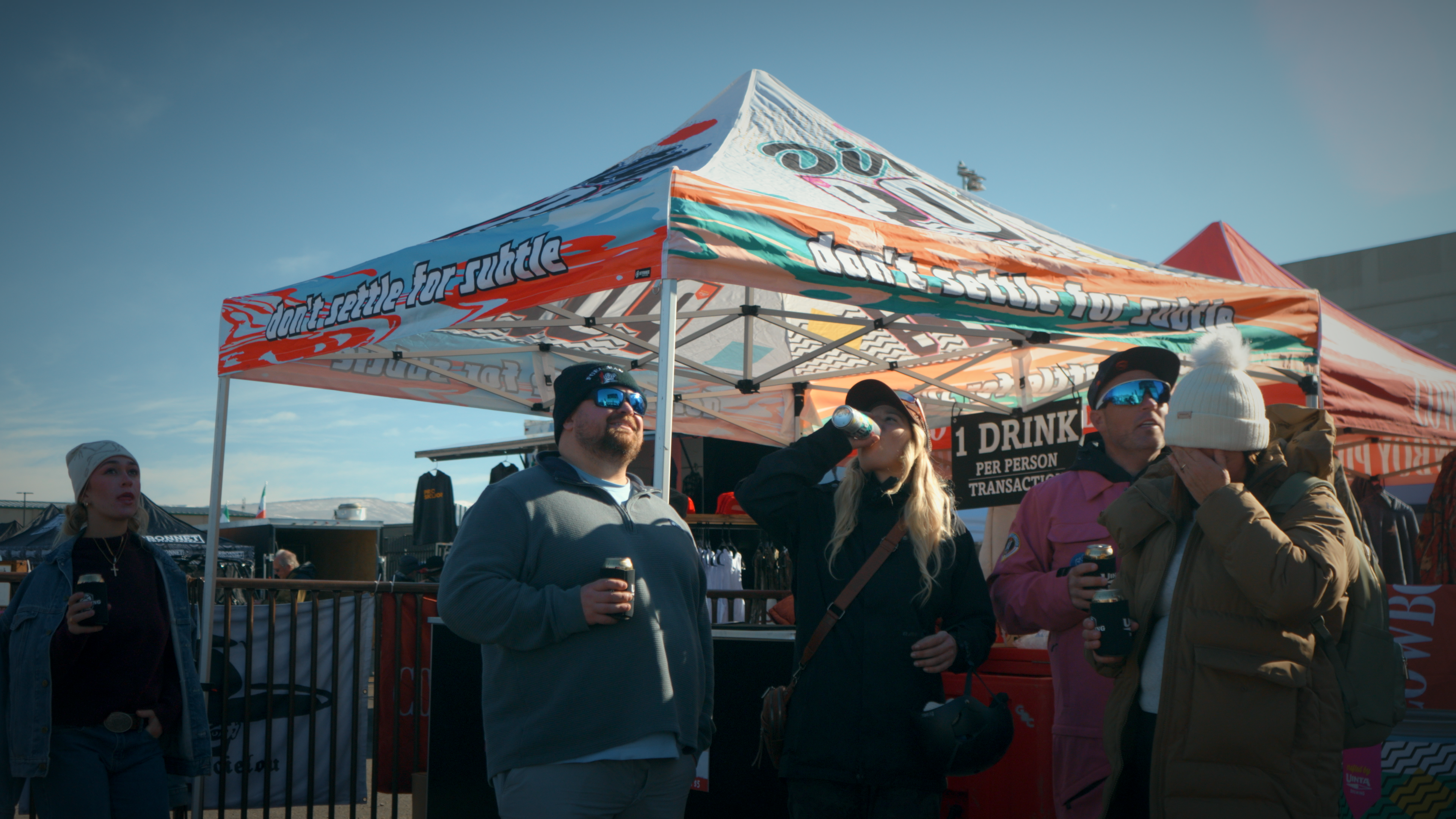 Dirty Pop Outdoor Event Tent