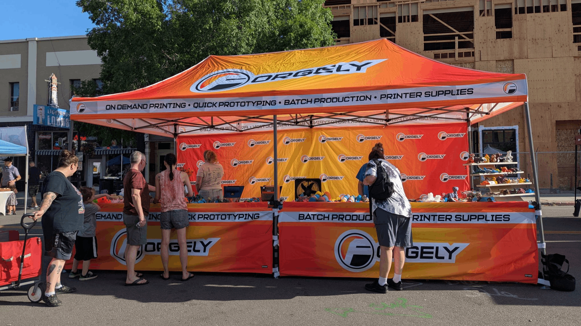 Forgely Farmers Market Pop Up Tent