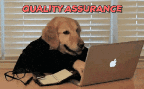 Strike Quality Event Supply Dog Typing GIF