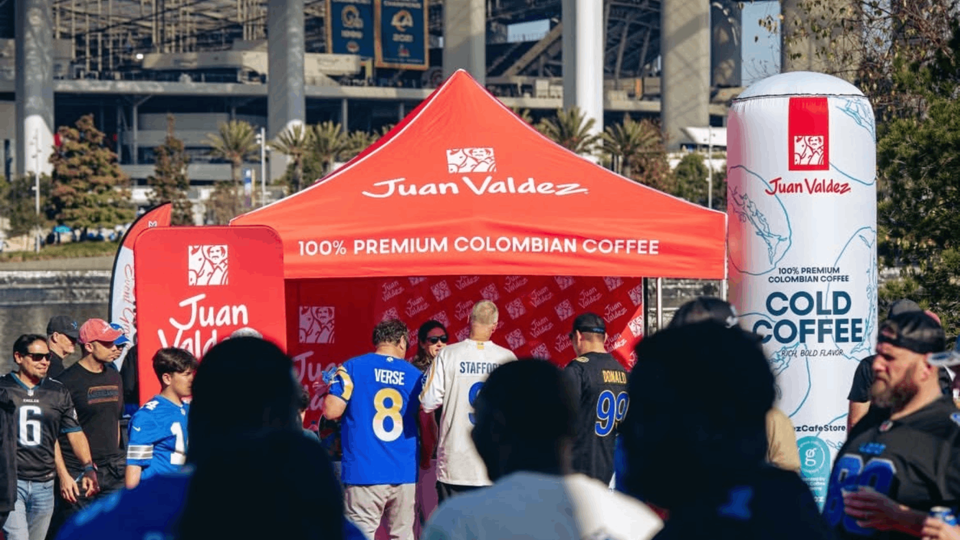 Juan Valdez Coffee Outdoor Branded Booth