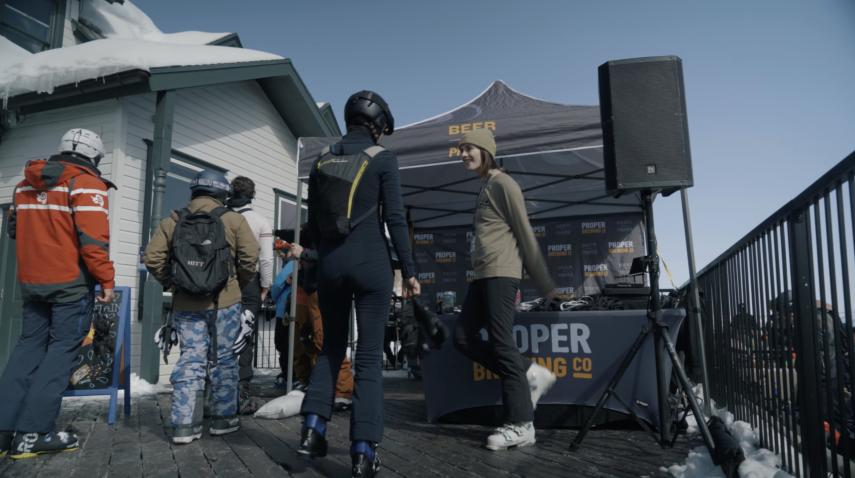 Proper Brewing Outdoor Event Marketing Set Up