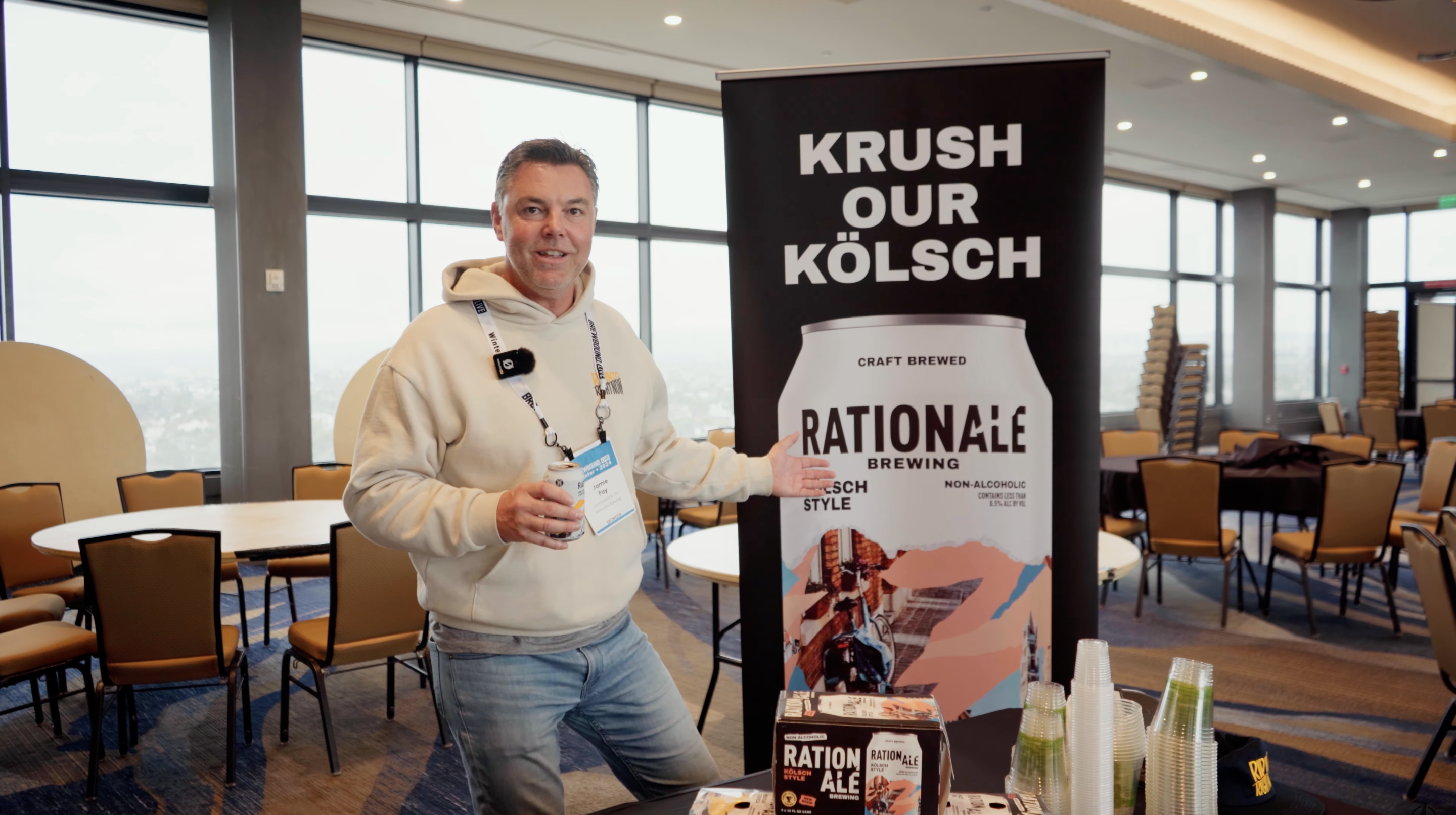 Rationale Brewing Trade Show Booth Setup