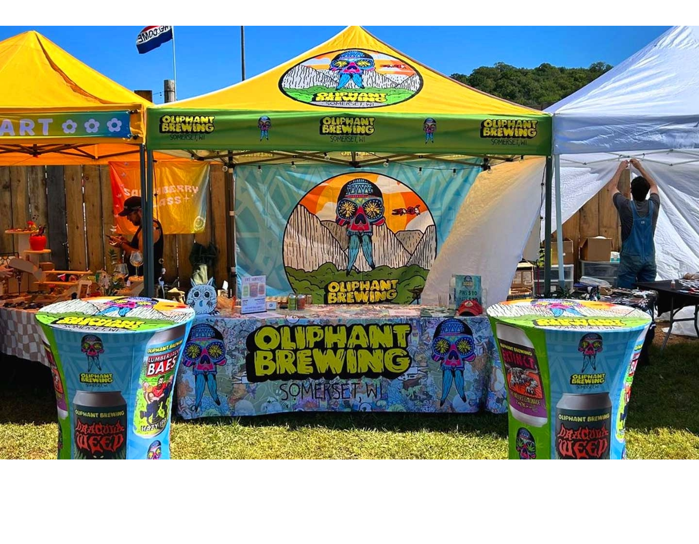 Oliphant Brewing Event Tent