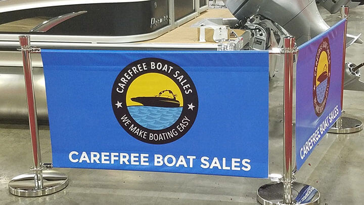 Custom Boat Show Banners