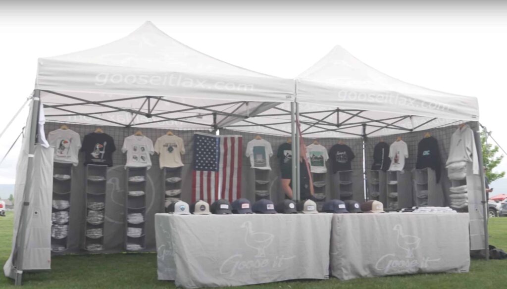 goose it lacrosse - a company providing high-quality sports apparel that understands that how you display your products at an event is vital to your company's success.