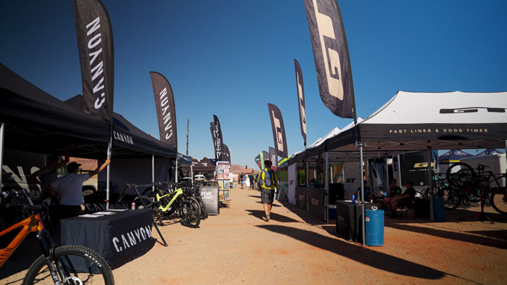 case study: gt bicycles' event activations with strike visuals