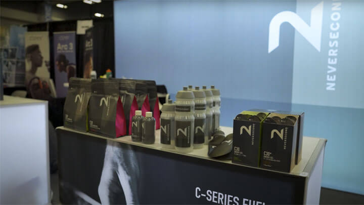 case study: never second nutrition gel pack & strike visuals' impact on brand promotion and event engagement at "the running event"